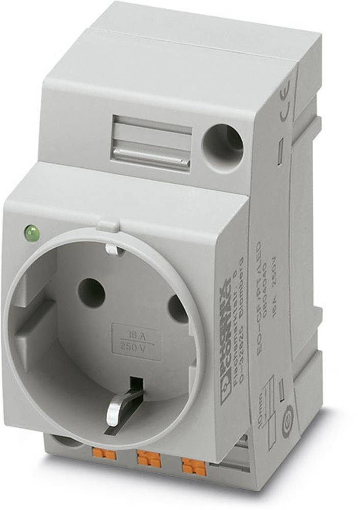 Phoenix Contact Schaltschrank-Steckdose EO-CF/PT/LED grey (L x B)