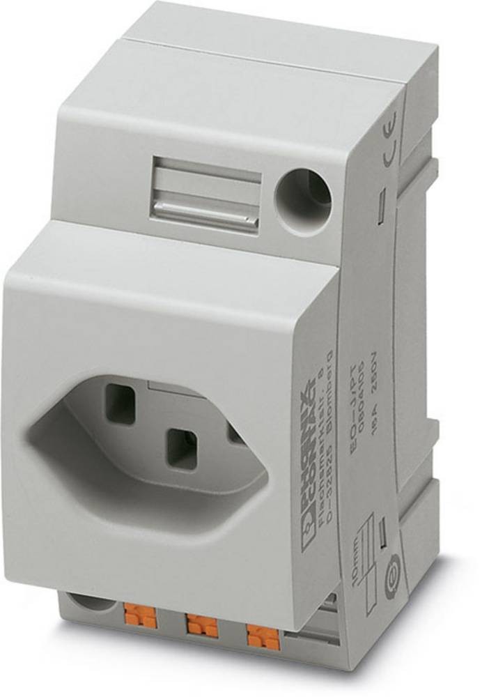 Phoenix Contact Schaltschrank-Steckdose EO-J/PT gris (L x B) 57.50mm