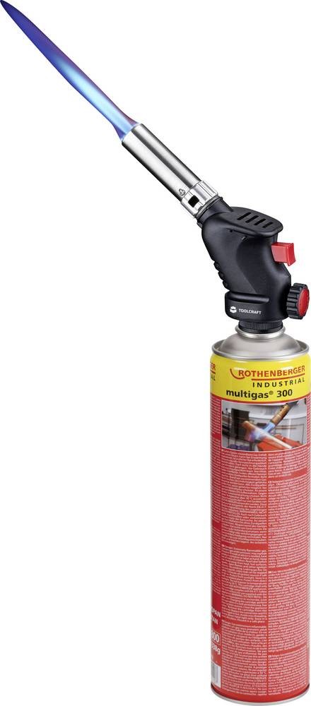 TOOLCRAFT 2189406 Lötlampe 1500°C incl. Gasflasche 1 pieza