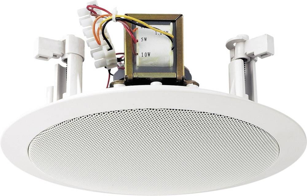 Monacor EDL-26 ELA-Einbauhaut-parleur 10W 100V blanc 1 pc(s)