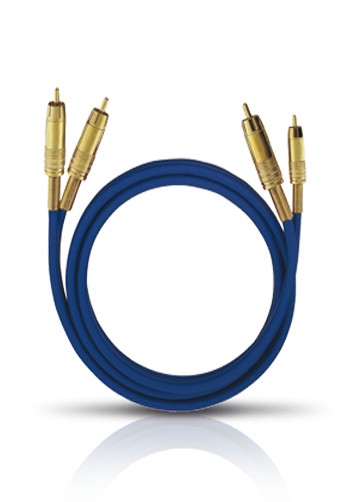 OEHLBACH 2039 audio cable 10 m 2 x RCA Blue - OEHLBACH 2039, 2 x RCA,