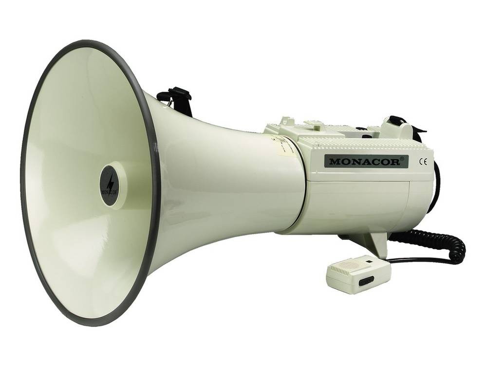 Monacor TM-45 Megaphon with Handmicrophone, integrierte Sounds