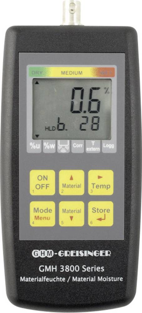 Greisinger GMH3851 Materialfeuchtemessgerät Messbereich