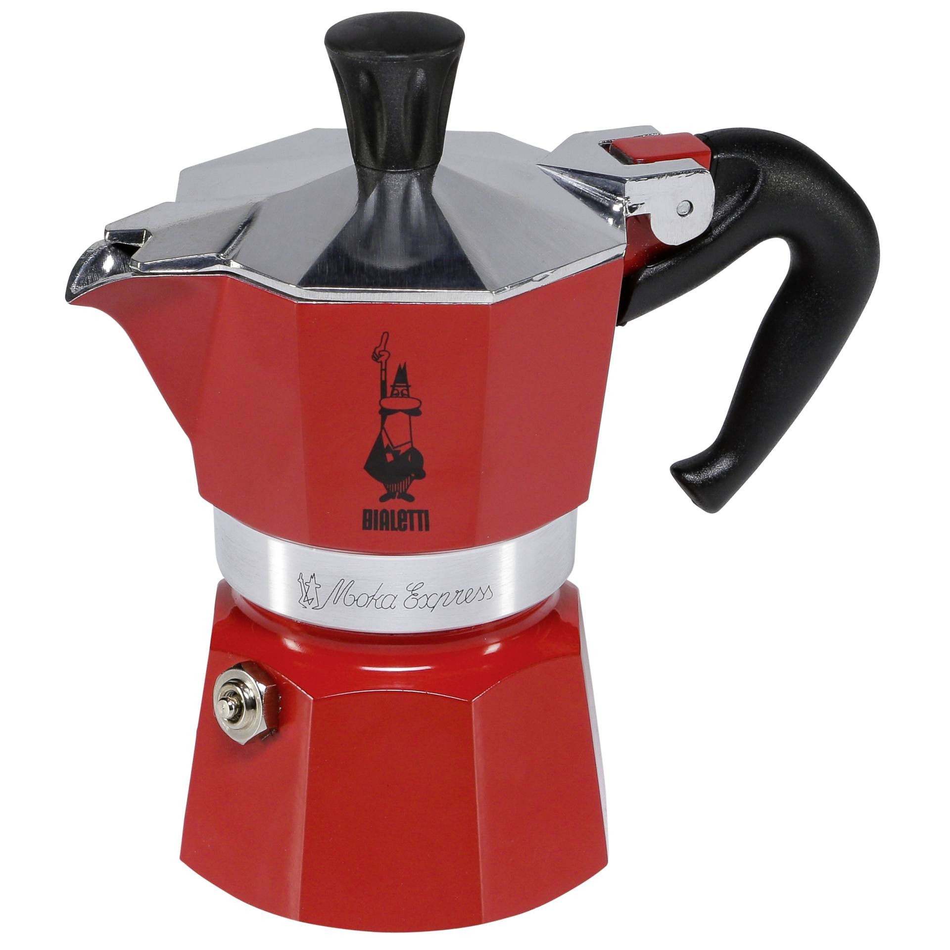 Bialetti 4941 manual coffee maker Moka pot Red - Bialetti 4941, Moka
