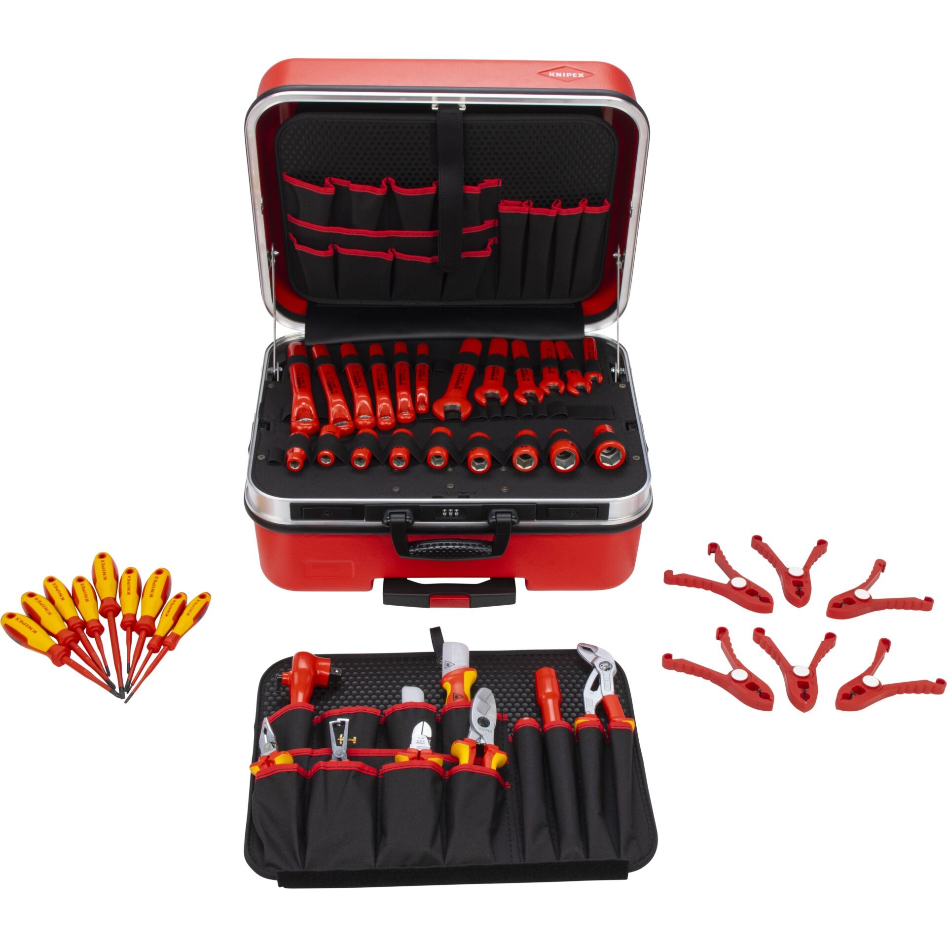 Knipex 98 99 15 tool storage case Black, Red Acrylonitrile butadiene