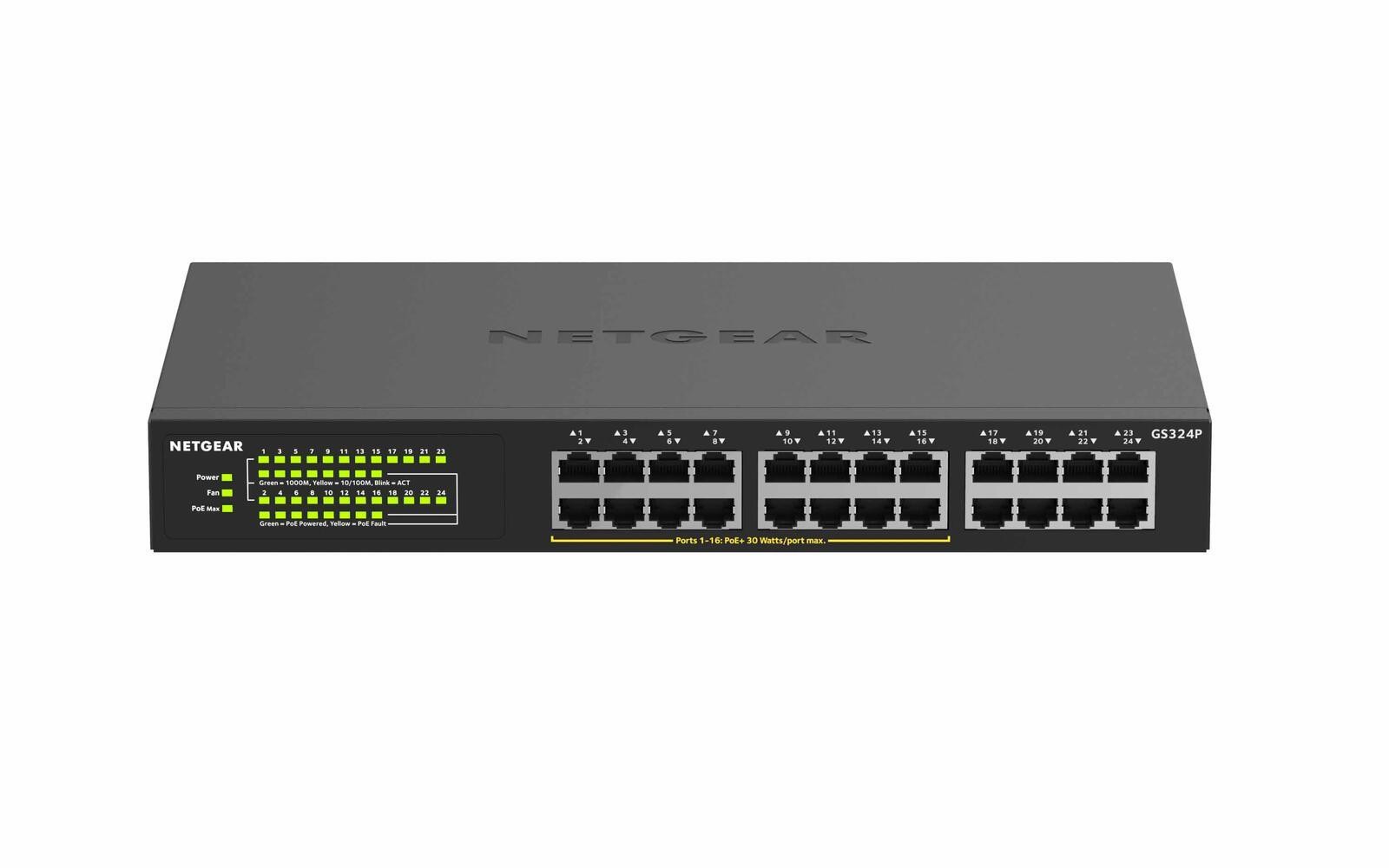 NETGEAR GS324P Unmanaged Gigabit Ethernet (10/100/1000) Power over