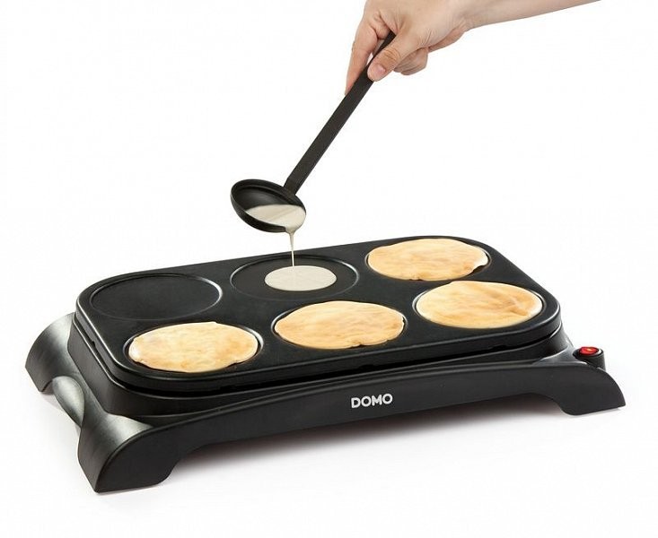 Domo DO8709P crepe maker 6 crepe(s) 1000 W Black - Domo DO8709P, 510