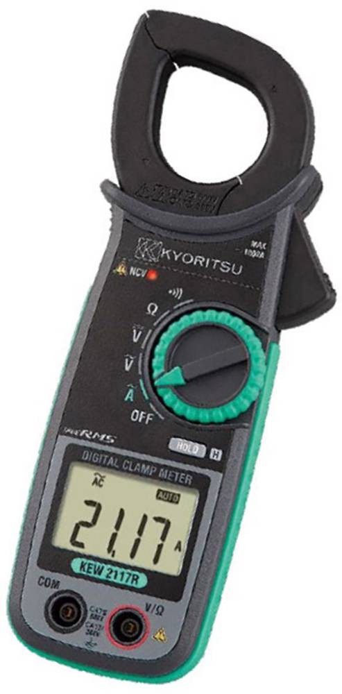 Kyoritsu KEW-2117R Stromzange digital CAT IV 300 V, CAT III 600V