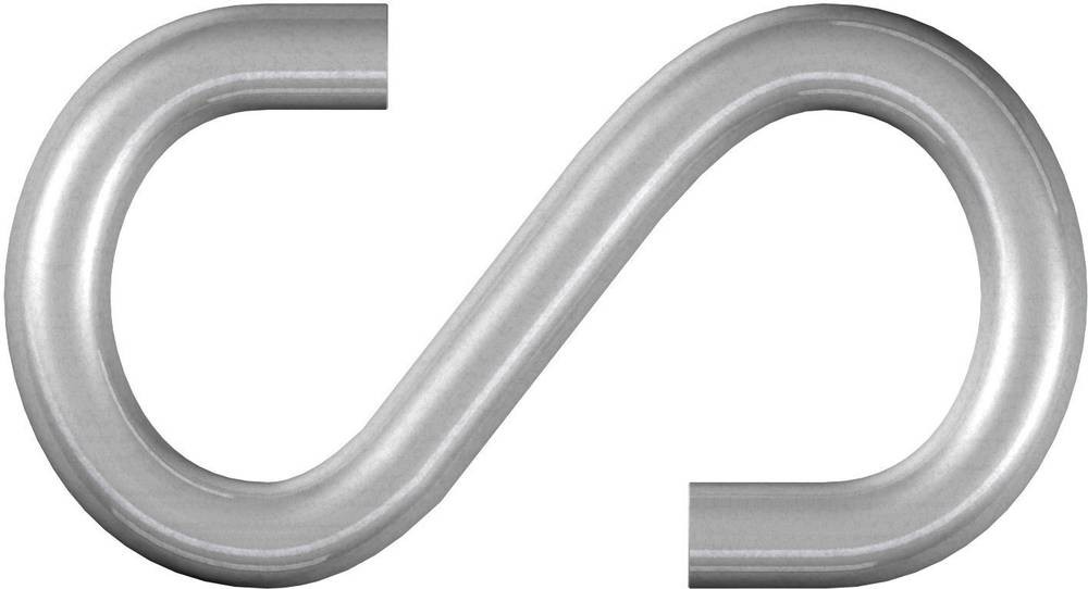 dörner + helmer 4810064 S-Haken Ø 3mm 24mm Stahl galvanisch