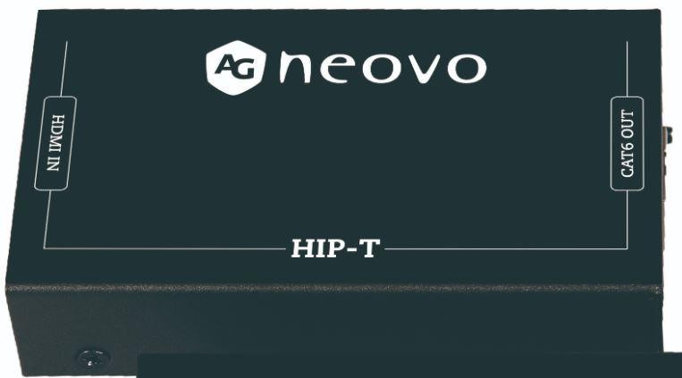 AG Neovo HIP-TA AV extender AV transmitter Black - AG Neovo HIP-TA,