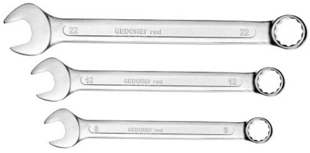 Gedore RED 3300992 R09105112 Ring-Maulschlüssel-Satz 12teilig Schlü