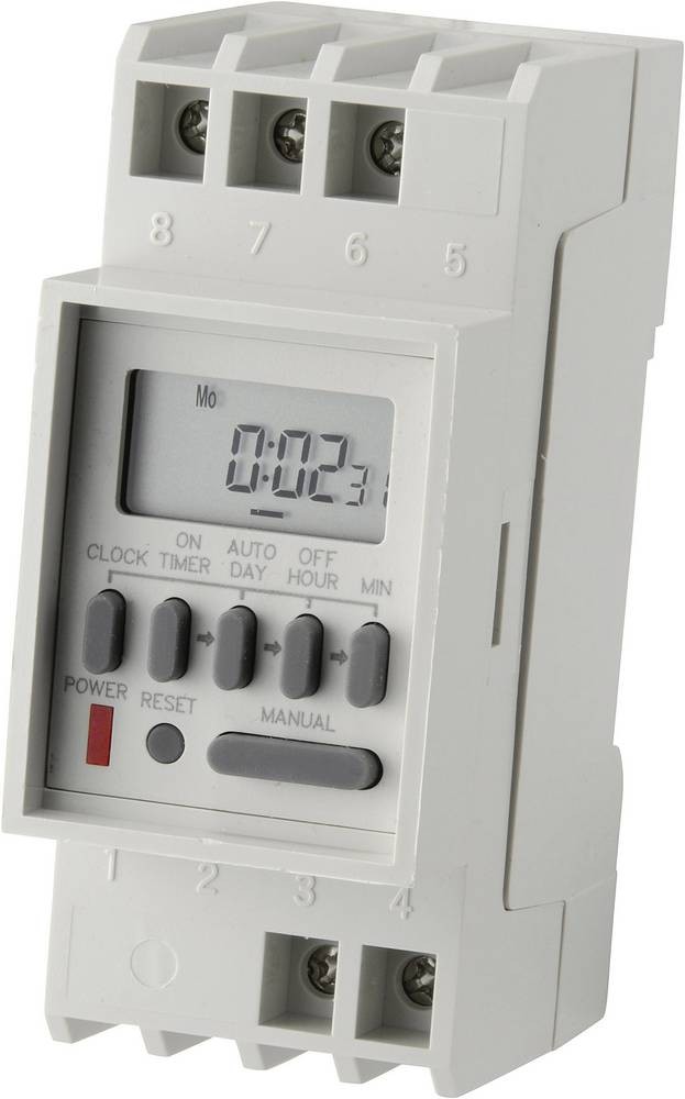 C-Control TM-848-2 Hutschienen-Zeitschaltuhr digital 230 V/AC 4000W