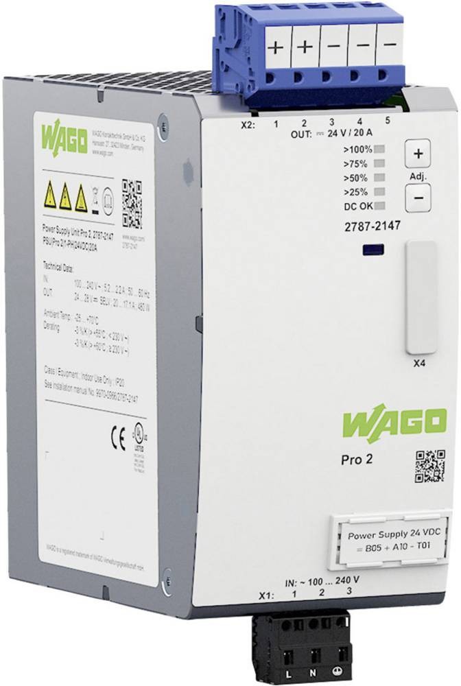 Wago 2787-2147 unidad de fuente de alimentación Gris - Wago 2787-