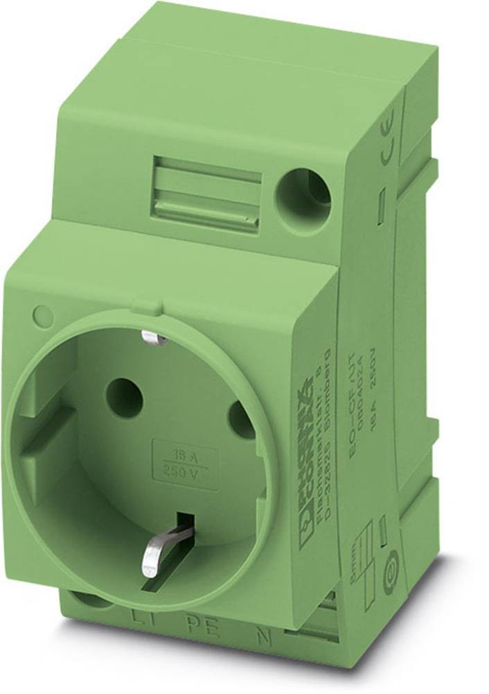 Phoenix Contact Schaltschrank-Steckdose EO-CF/UT/GN green (L x B)