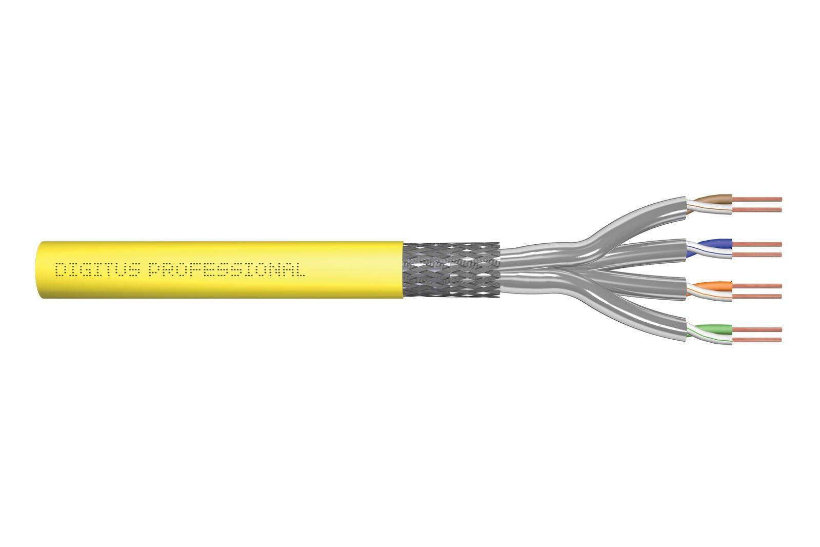 Digitus CAT 7A S/FTP, cable de instalación, 500 m, simplex, Dca-s1a