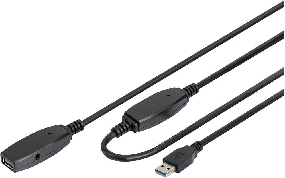 Digitus Active USB 3.0 extension cable, 15 m - Digitus Active USB 3.0