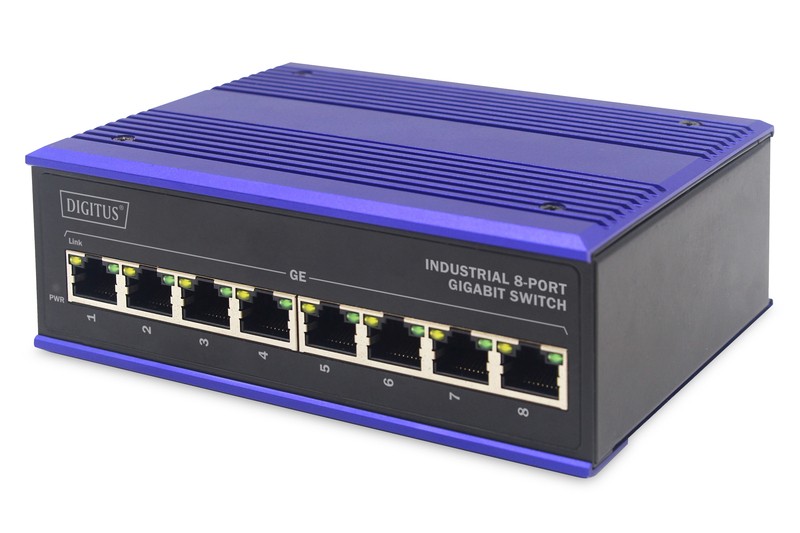 Digitus DN-651119 DN-651119 Industrial Ethernet Switch 8 Port 10 /
