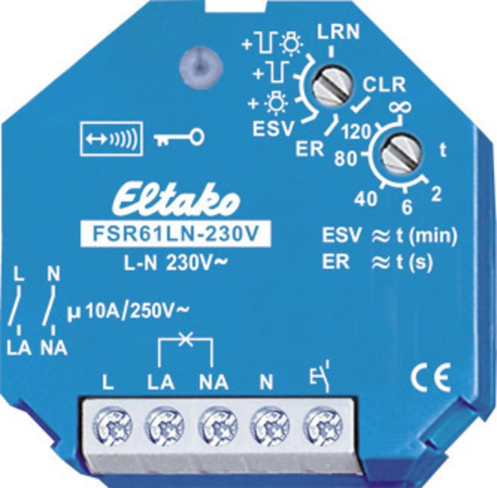 Eltako FSR61LN-230V Funk Schaltaktor incasso Schaltleistung (max.)