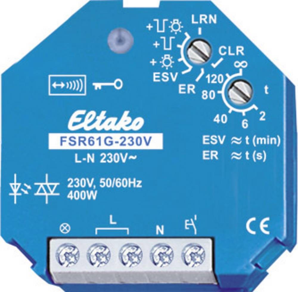 Eltako FSR61G-230V Funk Schalter 1-channel concealed installation