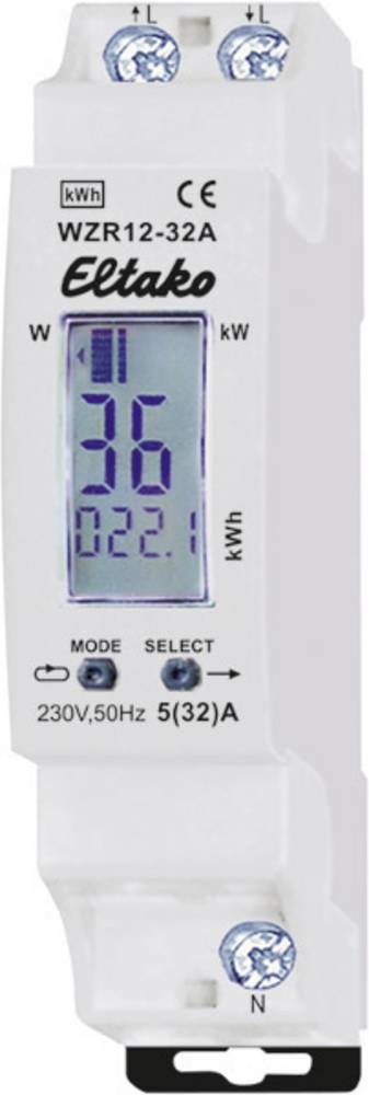Eltako WZR12-32A 28032410 Wechselstromzähler digital 32A 1 pc(s)