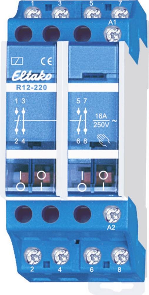 Eltako R12-220-230V Schaltrelais Nennspannung: 230 V Schaltstrom (max.