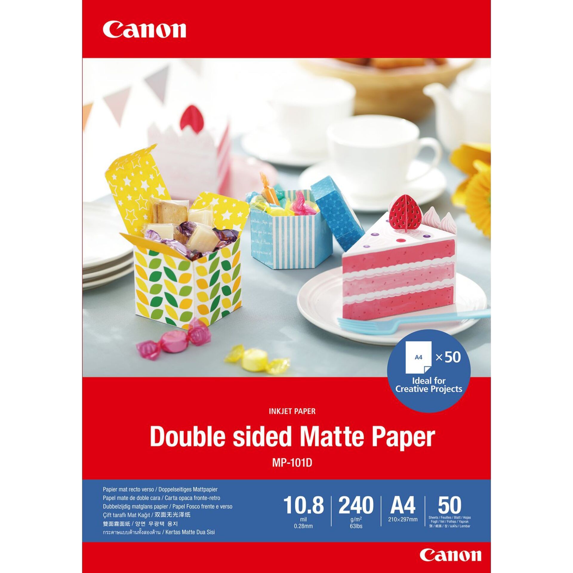 Canon MP-101D Double-sided Matte Paper, A4, 50 sheets - Canon MP-101D