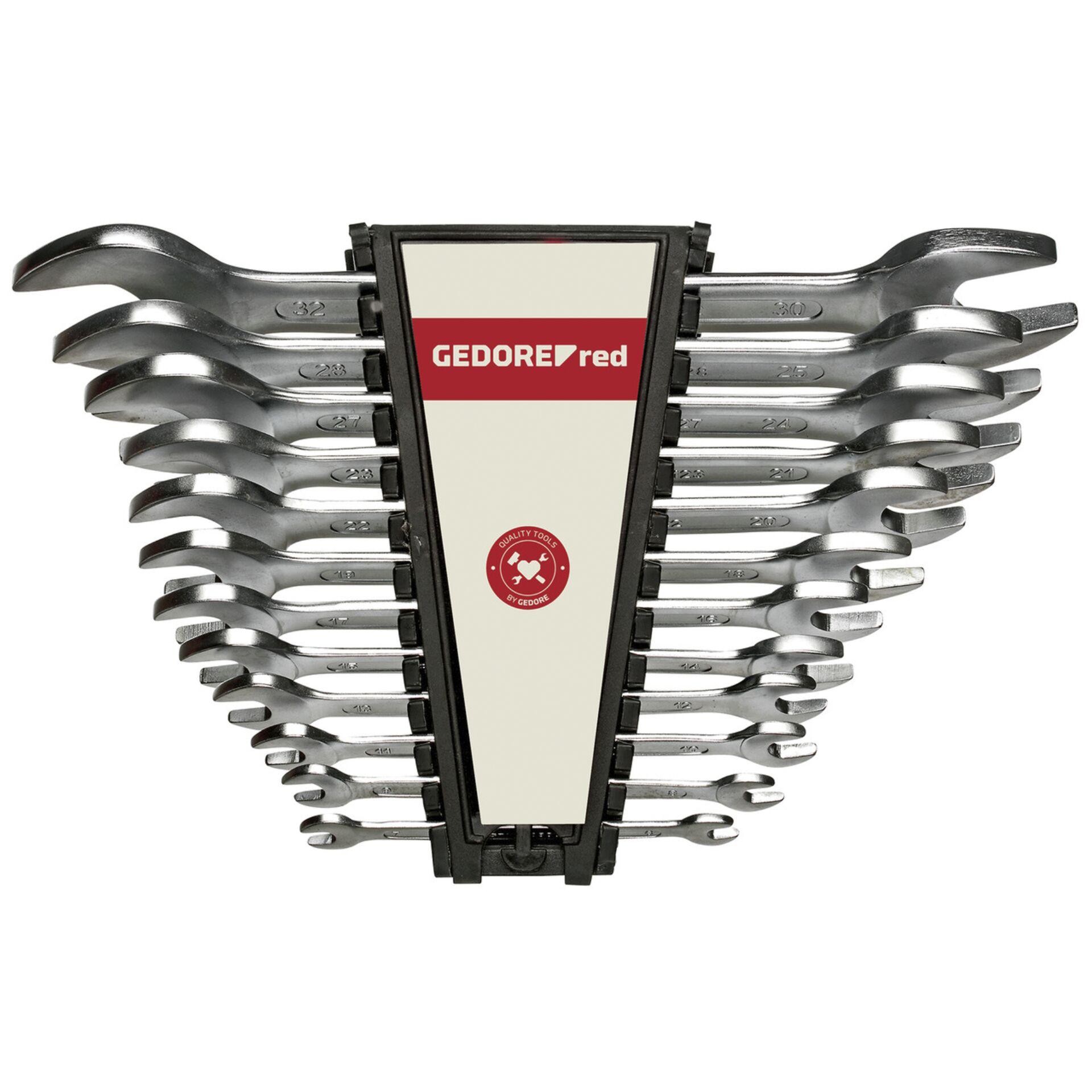 Gedore RED 3300960 R05105012 double-Maulschlüssel-Satz 12teilig Schl