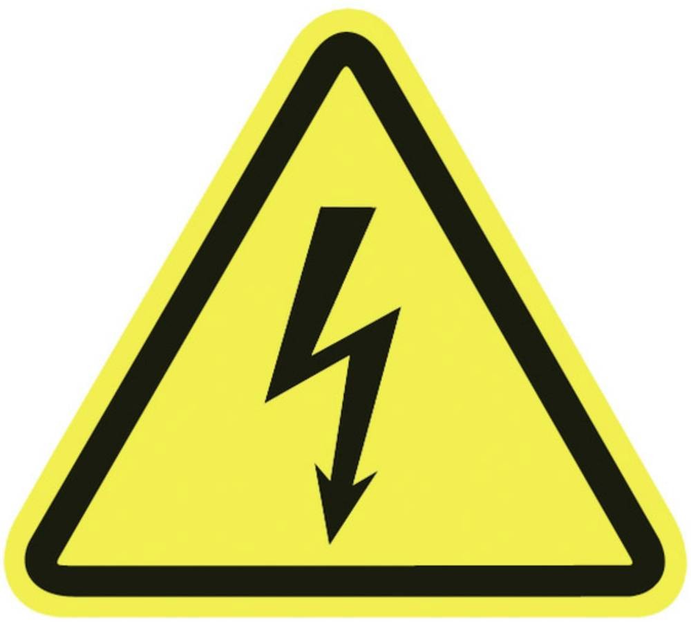 brightermannTyton Warnschild Warnung vor elektrischer Spannung