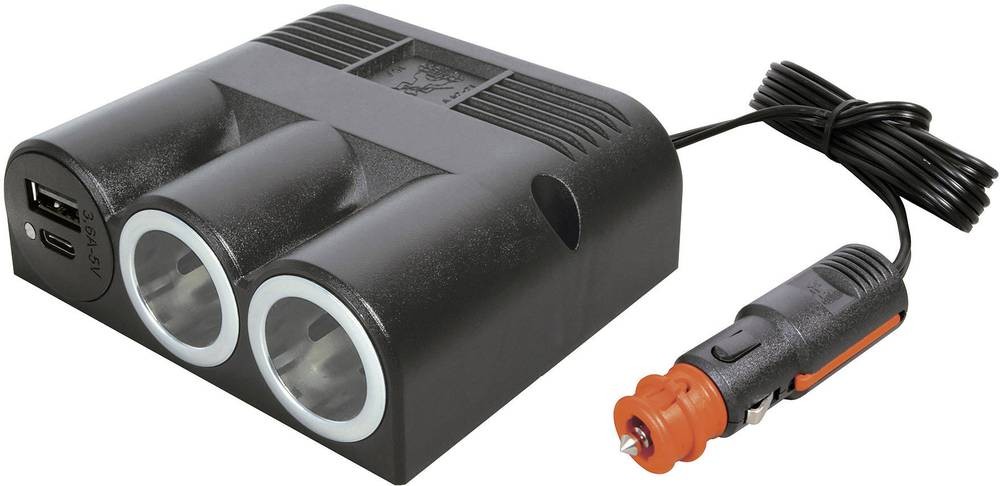 ProCar Dreifachsteckdose mit Power USB-C /A Doppelsteckdose 12 oder