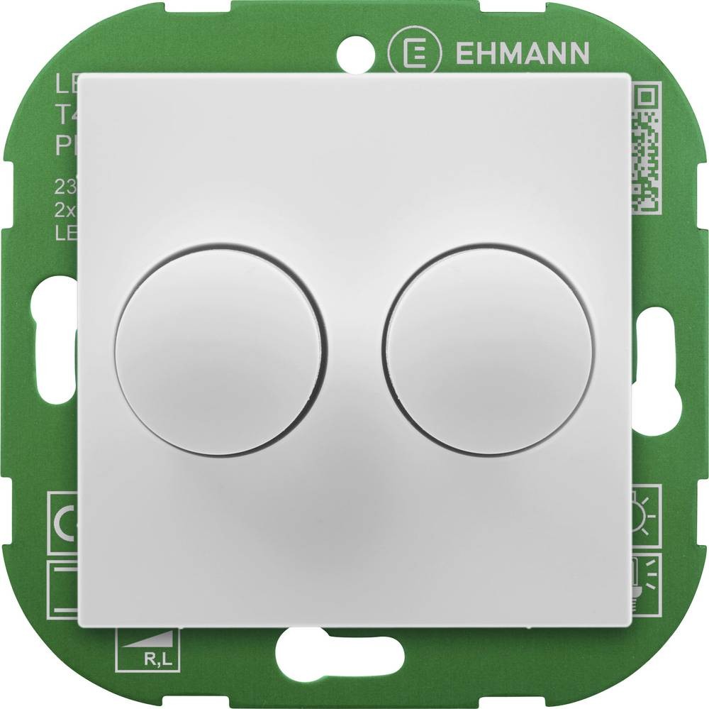 Ehmann 4295x0700 Drehdimmer pour lampe: LED-Lampe, Glühlampe,