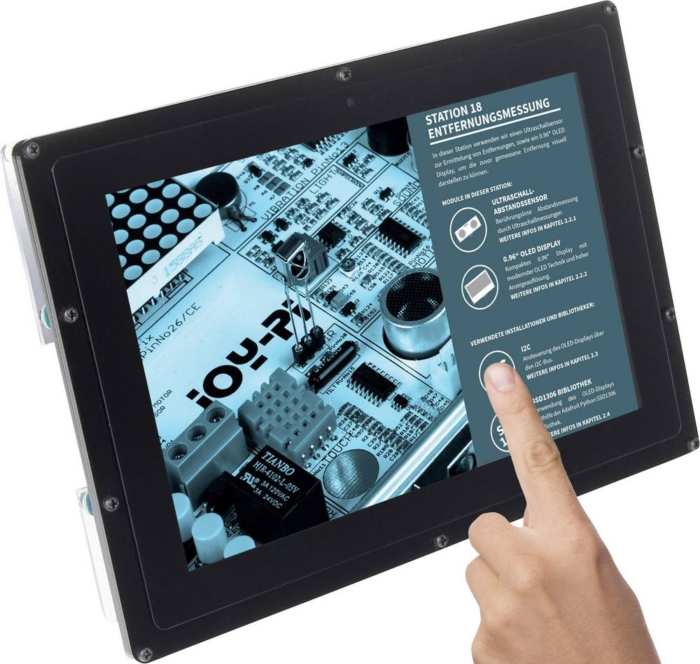 Joy-iT RB-LCD-10B Monitor PC 25,6 cm (10.1") 1200 x 800 Pixel Touch