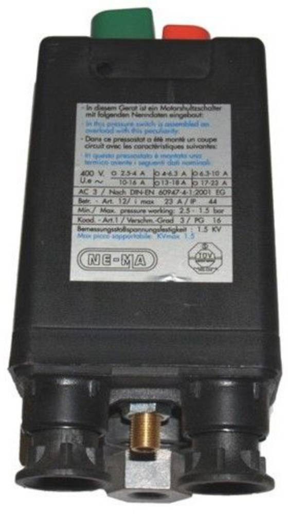Aerotec Nema Schalter 400V 3 Wege 3/8 inch 6,3-10A - Abg. 3 - 1/4