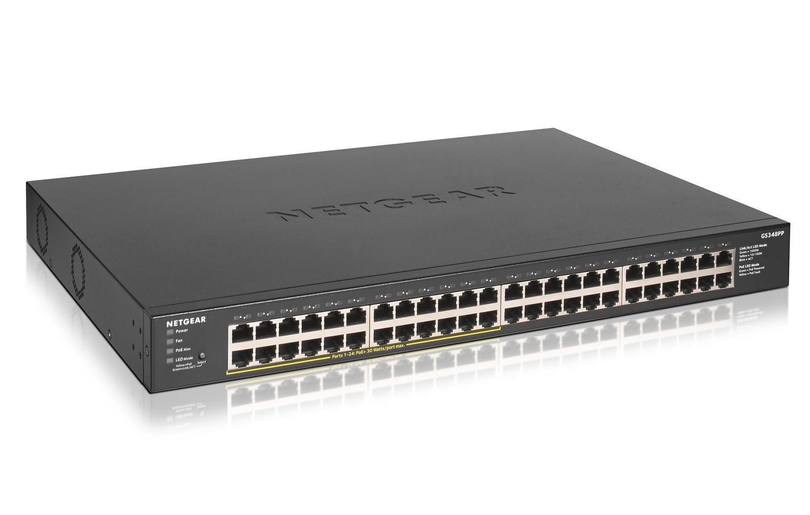 NETGEAR GS348PP Unmanaged Gigabit Ethernet (10/100/1000) Power over
