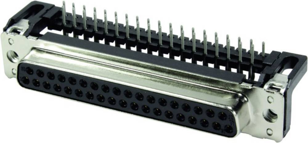 Harting 09664127601 D-Sub 37-pin F Black, Metallic - Harting