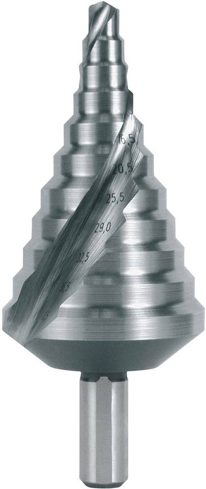 RUKO 101090 HSS Stufenbohrer Gesamtlänge 96 mm 3-Flächenschaft 1 St.