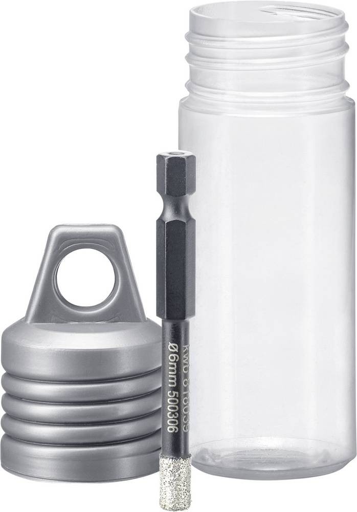 kwb 500306 Fliesenbohrer 6 mm 1/4\ (6.3 mm), Sechskantschaft 1 St.