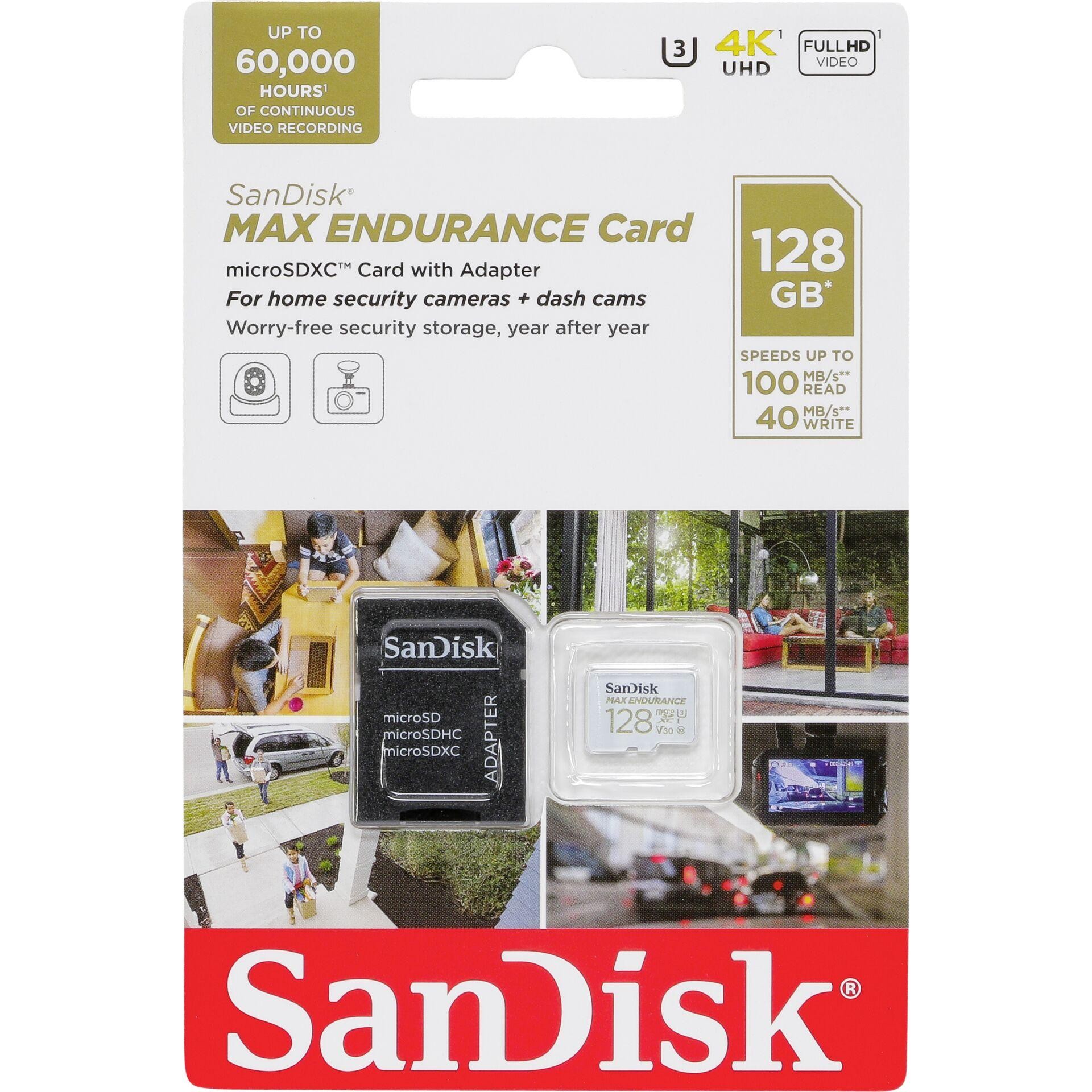 SanDisk Max Endurance 128 GB MicroSDXC UHS-I Class 10 - SanDisk Max