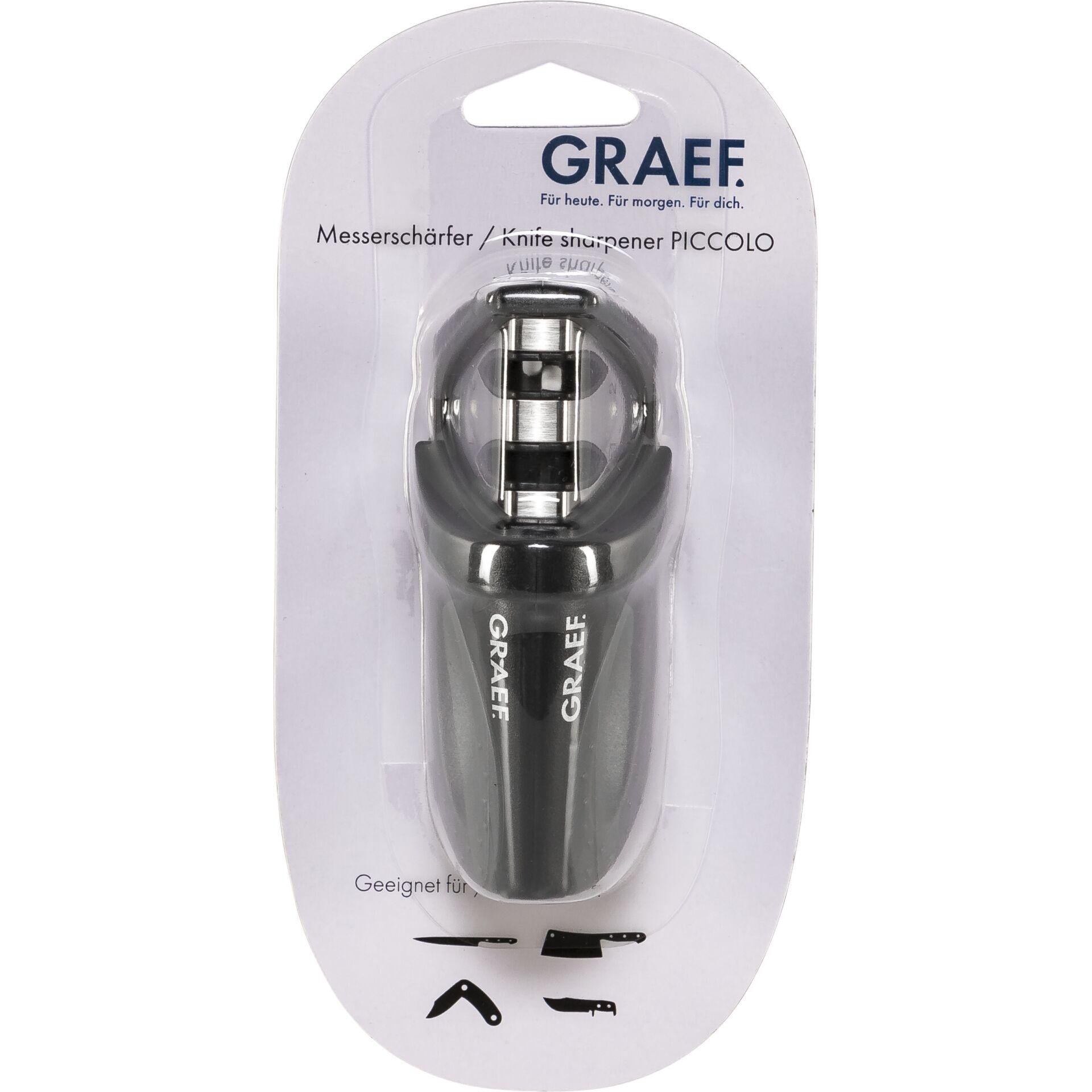 Graef Piccolo Fente aiguiseur couteau Noir, Gris - Graef Piccolo, 40