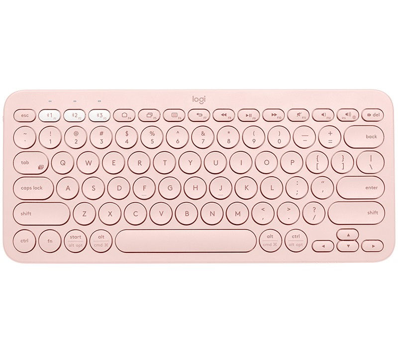 Logitech K380 Multi-Device Bluetooth Tastatur (kabellos, rosé)
