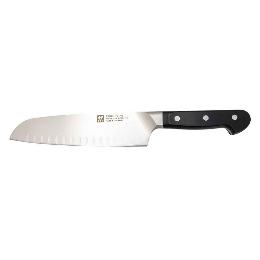 Zwilling 38408-181-0 Santokumesser con Kullen PRO, 18 cm
