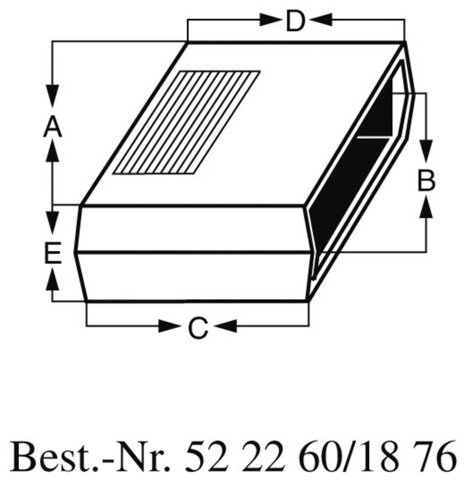 TEKO AUS 23.5 Universal-box ABS, Aluminium brightgrau 1 pc(s)