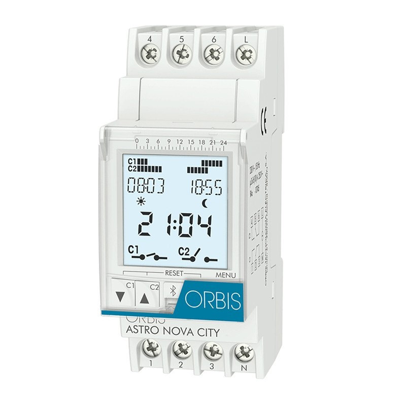 ORBIS OB178012 Zeitschalttechnik ASTRO NOVA CITY 230V Hutschienen-