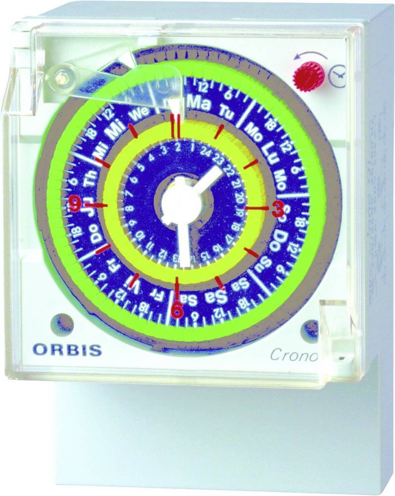 ORBIS Zeitschalttechnik CRONO QRD 230V Aufputz-Zeitschaltuhr