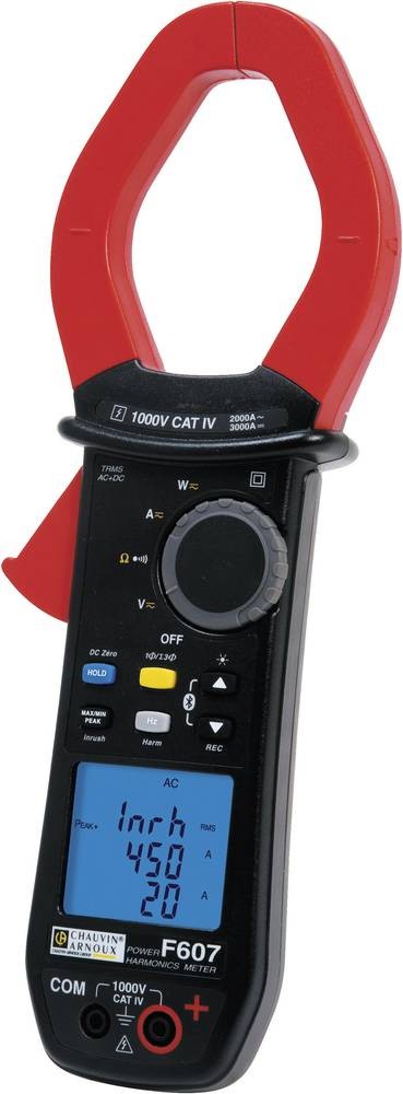 Chauvin Arnoux F607 Stromzange digital Datenlogger CAT IV 1000V