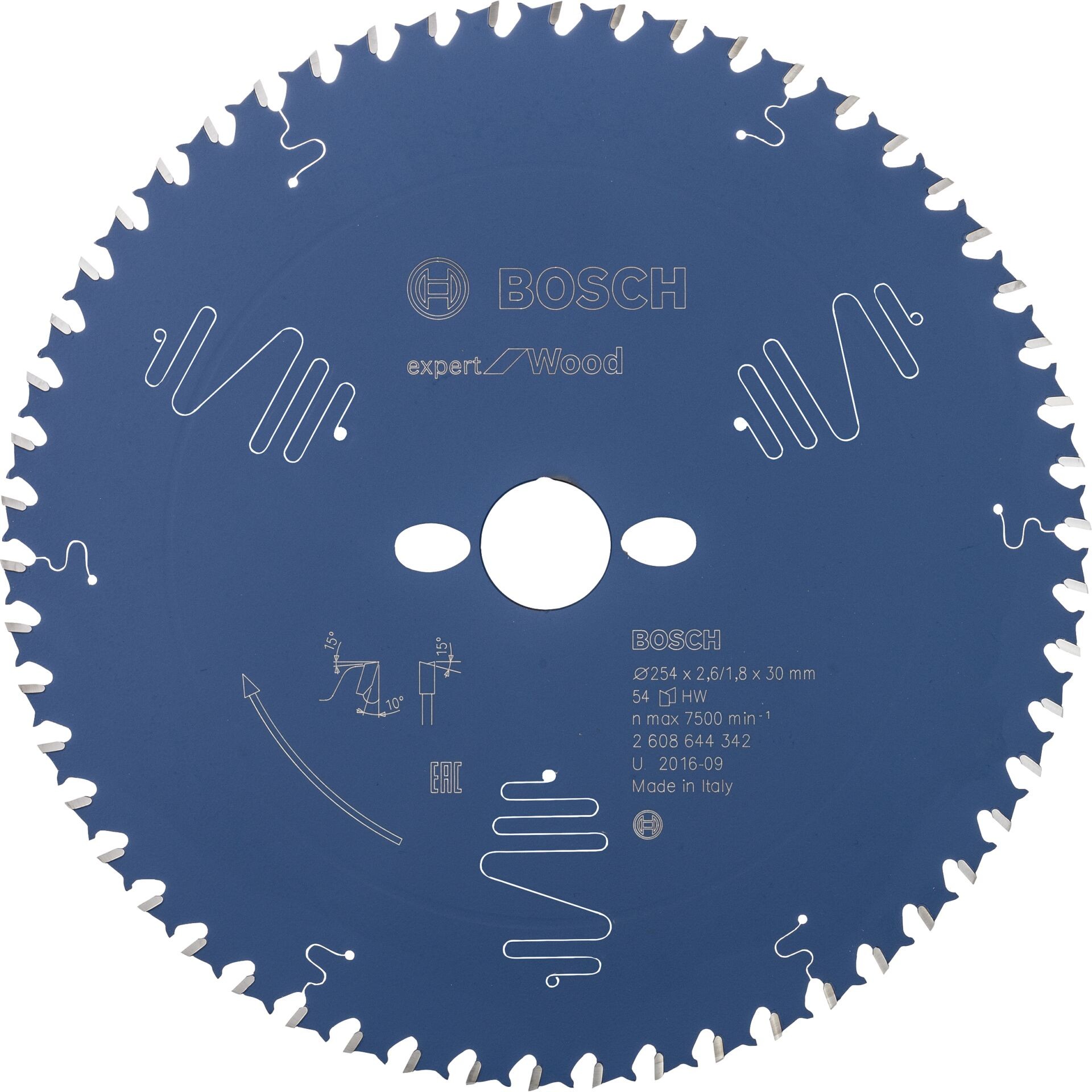 Bosch Power Tools Kreissägeblatt Wood 2608644342