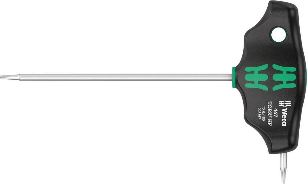 Wera 467 TORX HF Torx-Schraubendreher Größe (Schraubendreher) T 6
