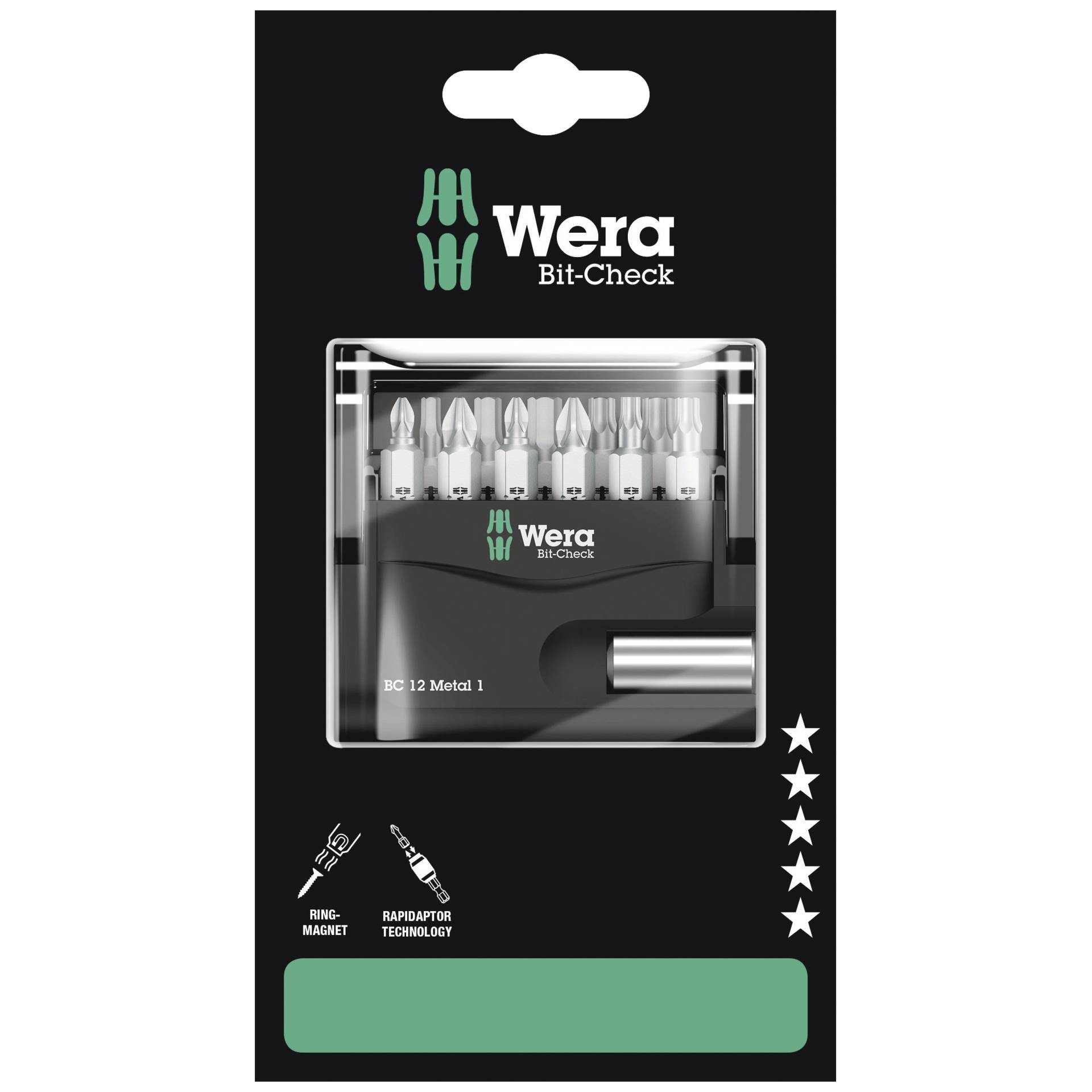 Wera 05136393001 screwdriver bit 11 pc(s) - Wera 05136393001, 11 pc(s)