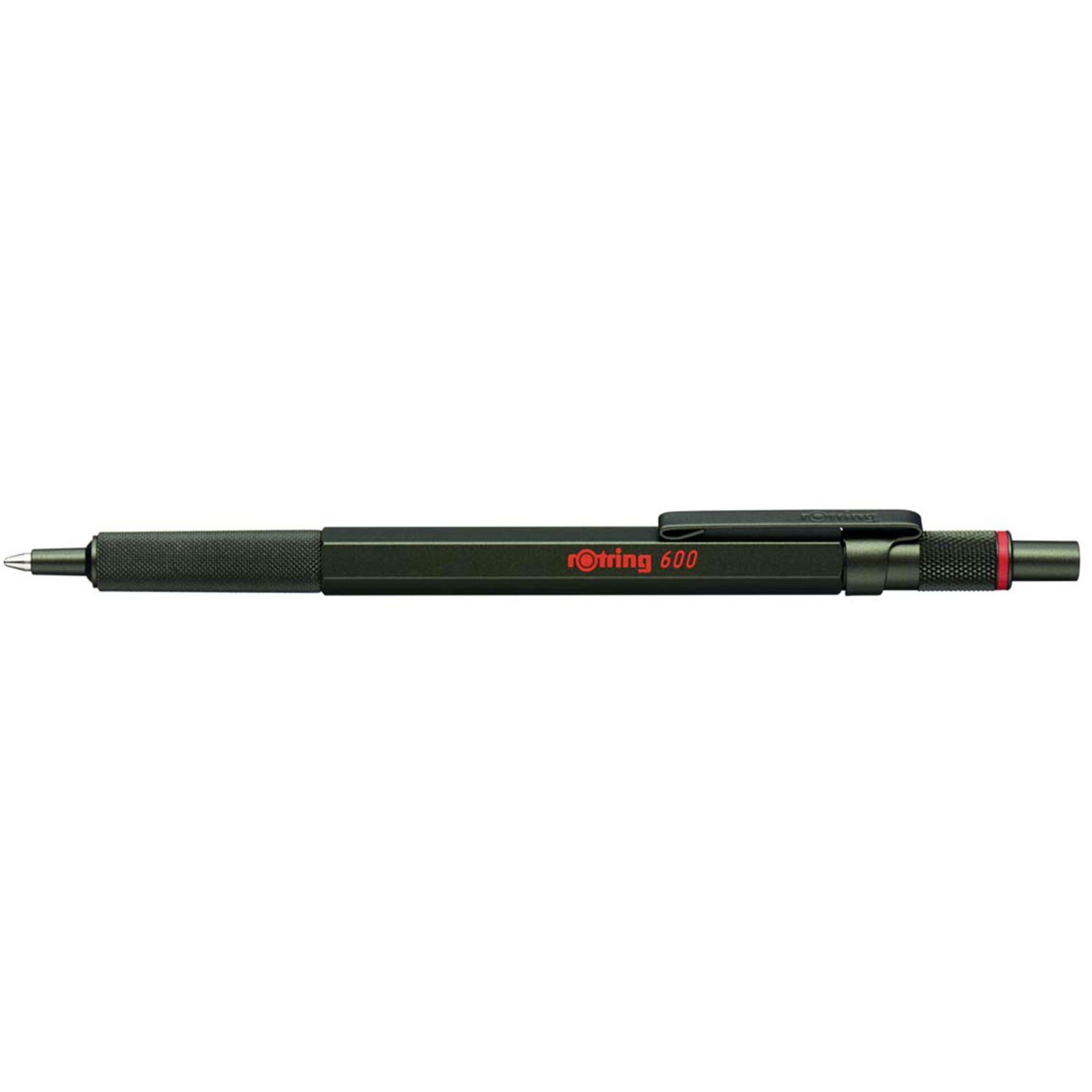 Rotring 600 Negro Bolígrafo de punta retráctil con pulsador 1 pieza(