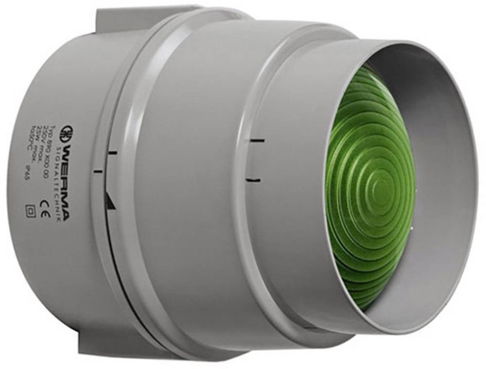 Werma 890.200.00 alarm light indicator 12 - 230 V Green - Werma 890.