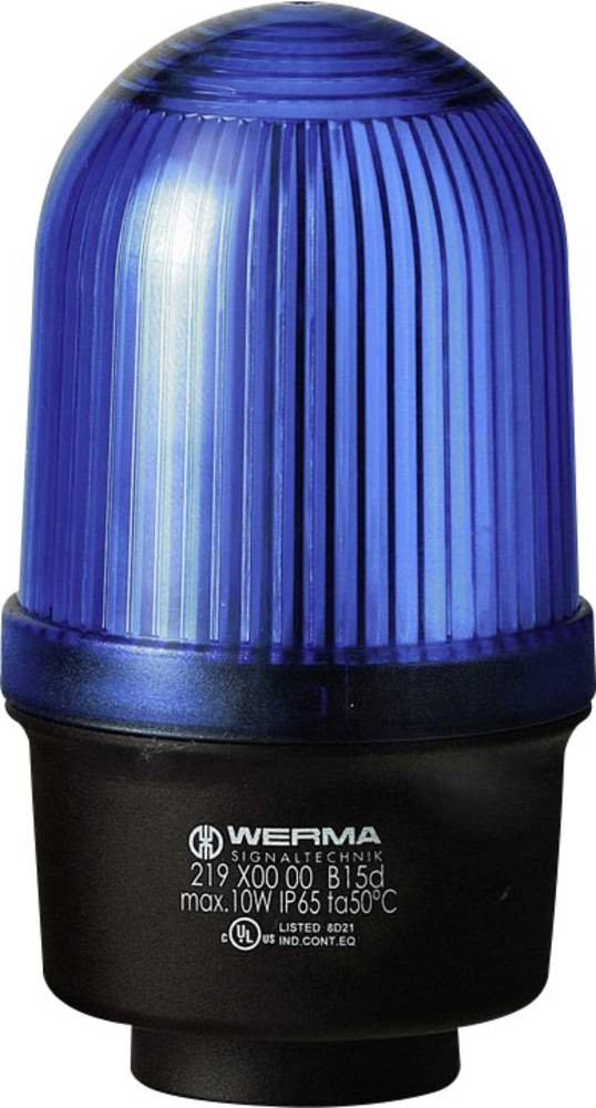 Werma 219.500.00 voyant d'alarme 12 - 230 V Bleu - Werma 219.500.00,